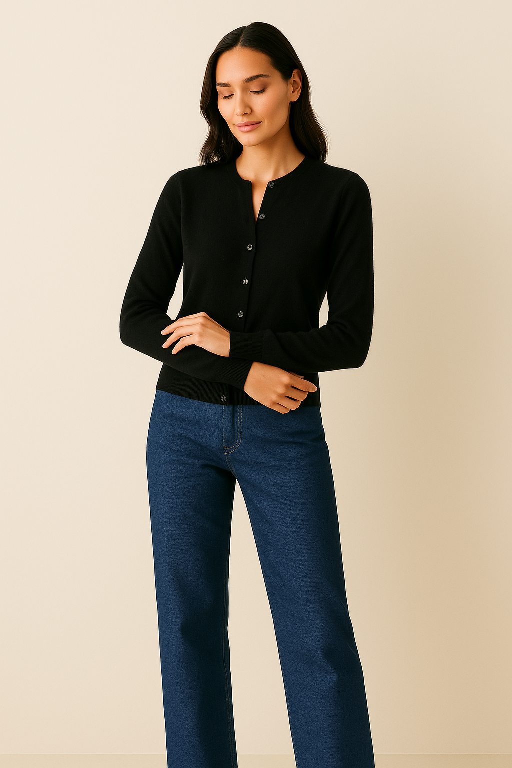 Cashmere Merino Cardigan