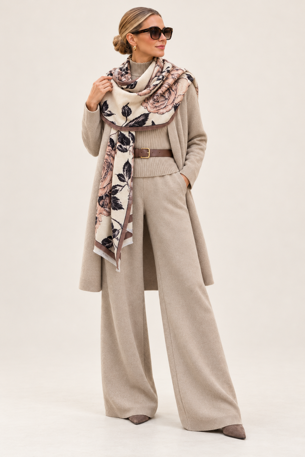 Floral Pashmina Scarf