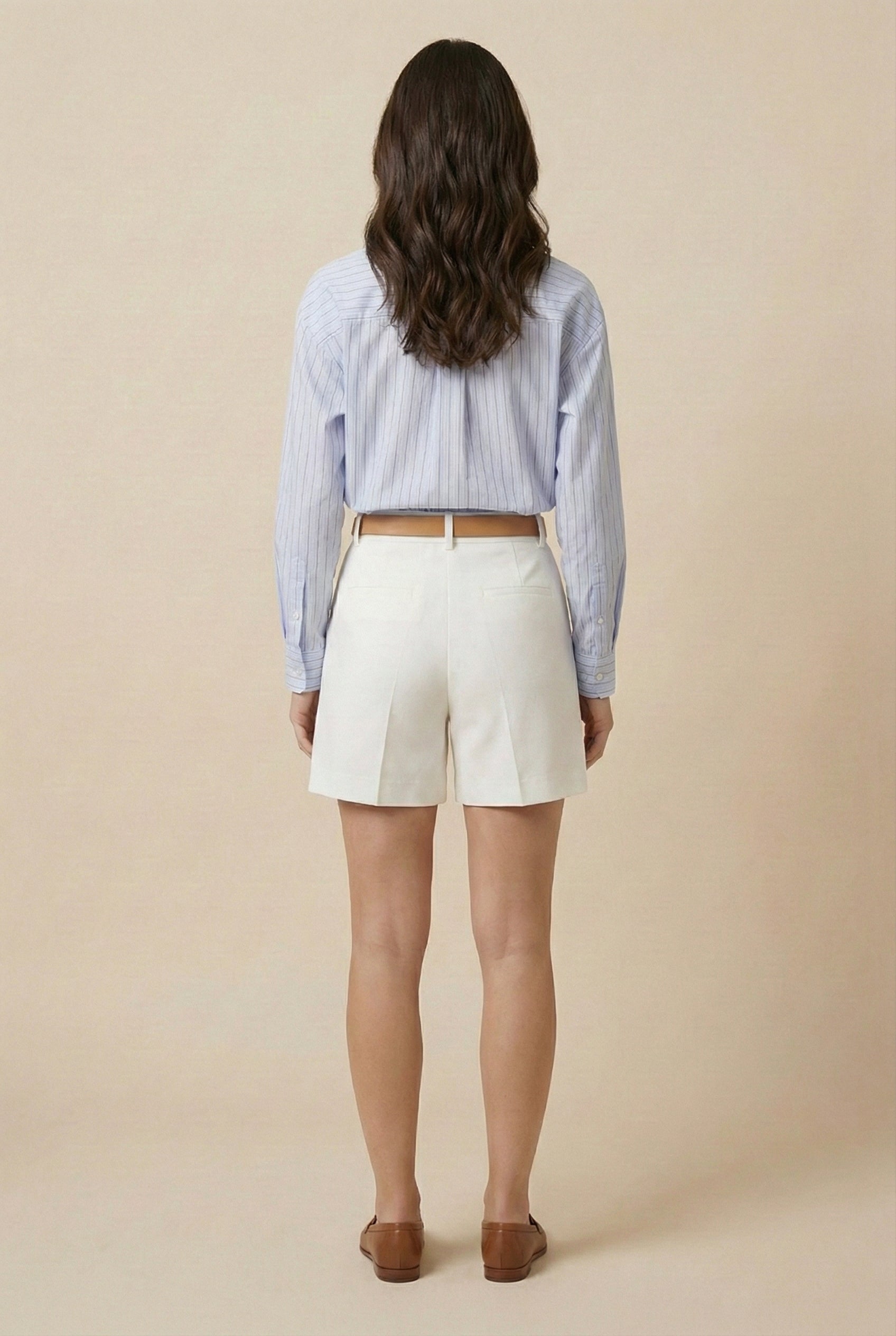 Pinstripe Cotton-Blend Shirt