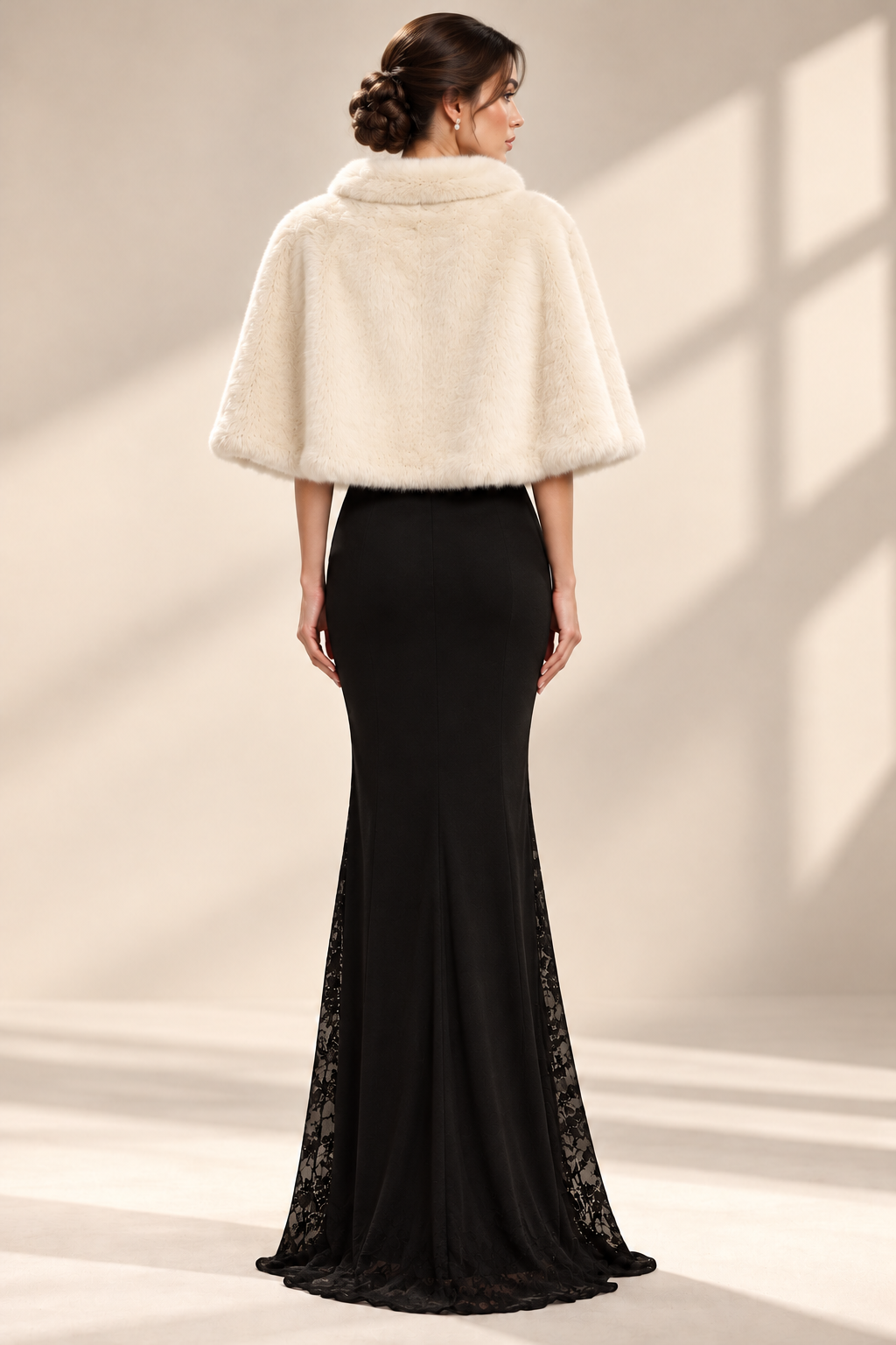 Luxe Ivory Capelet