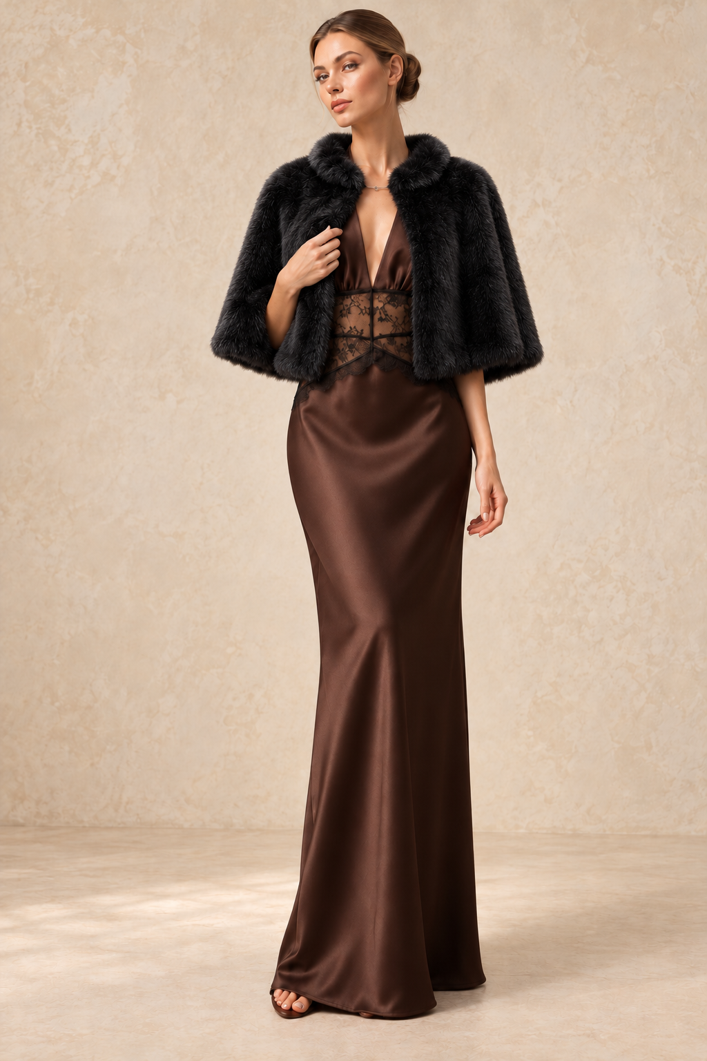 Luxe Ivory Capelet