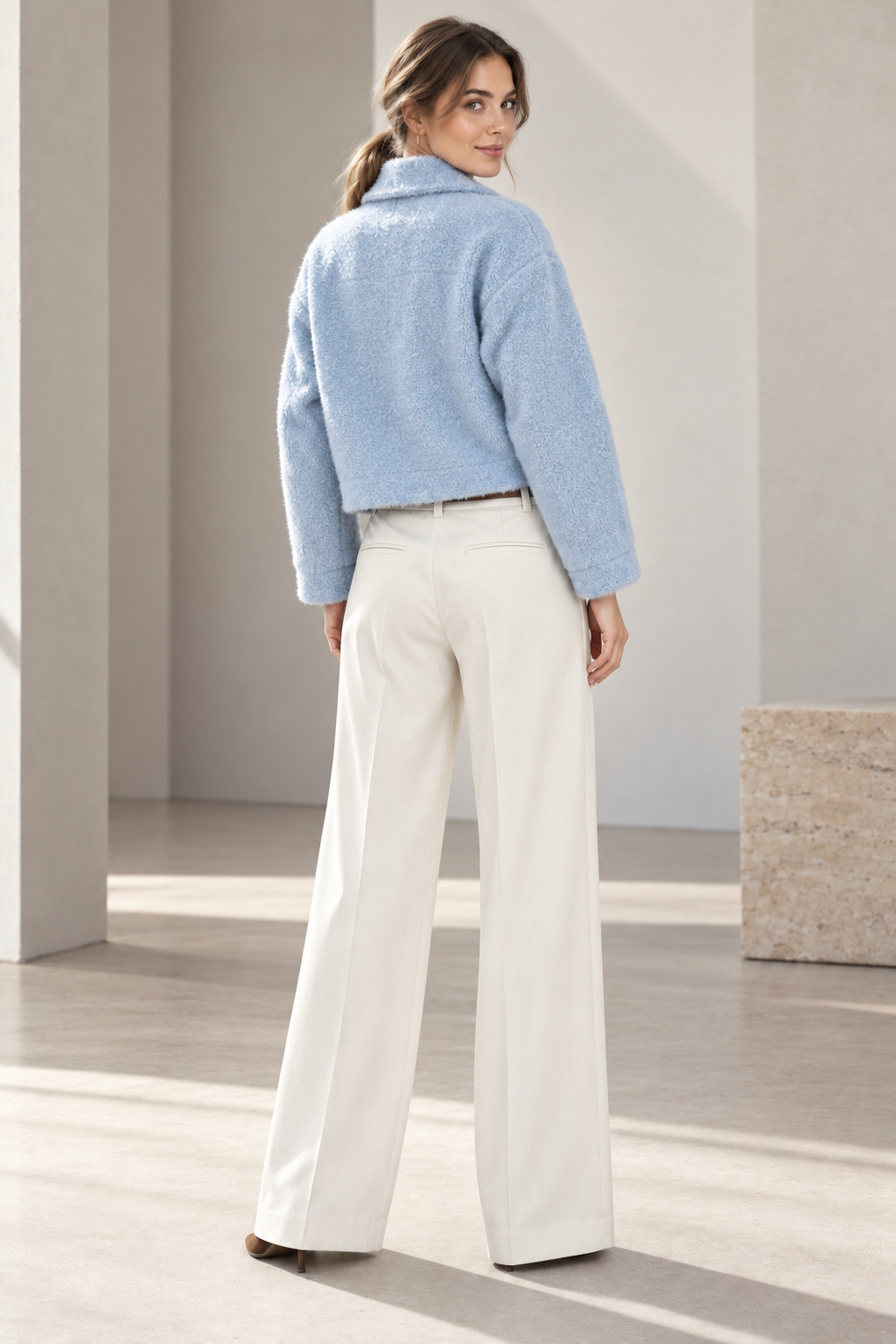 Powder Blue Cloud Jacket