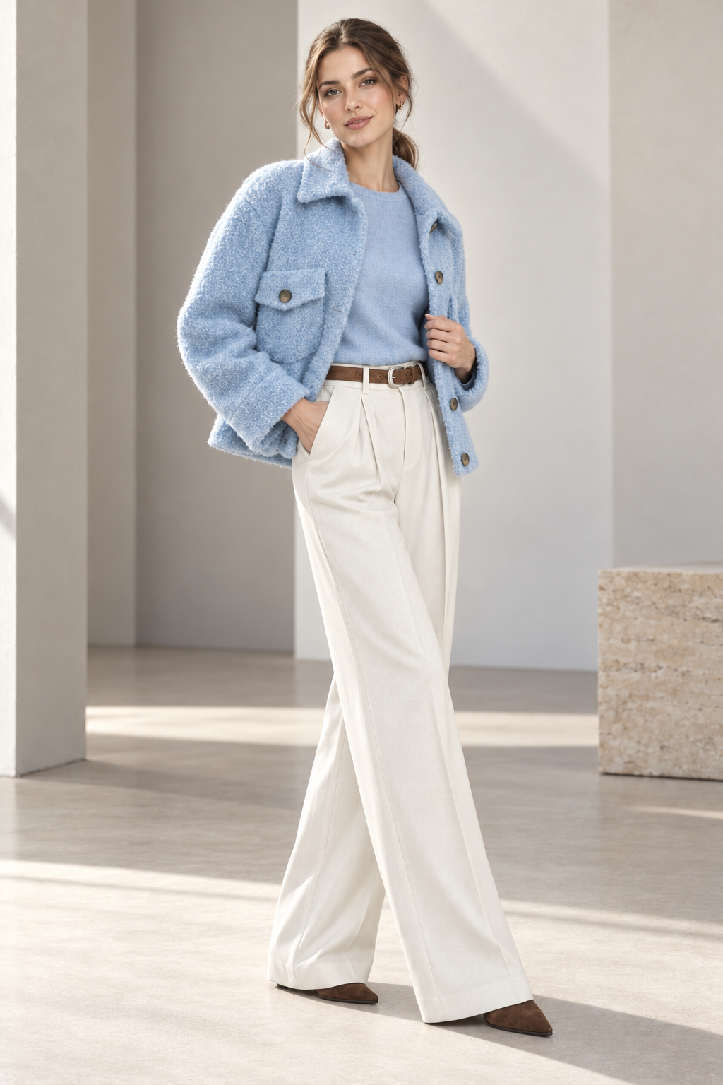 Powder Blue Cloud Jacket