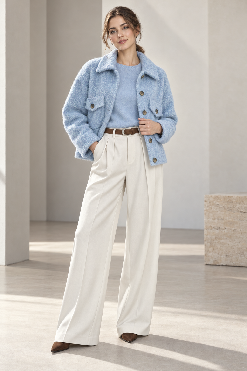 Powder Blue Cloud Jacket