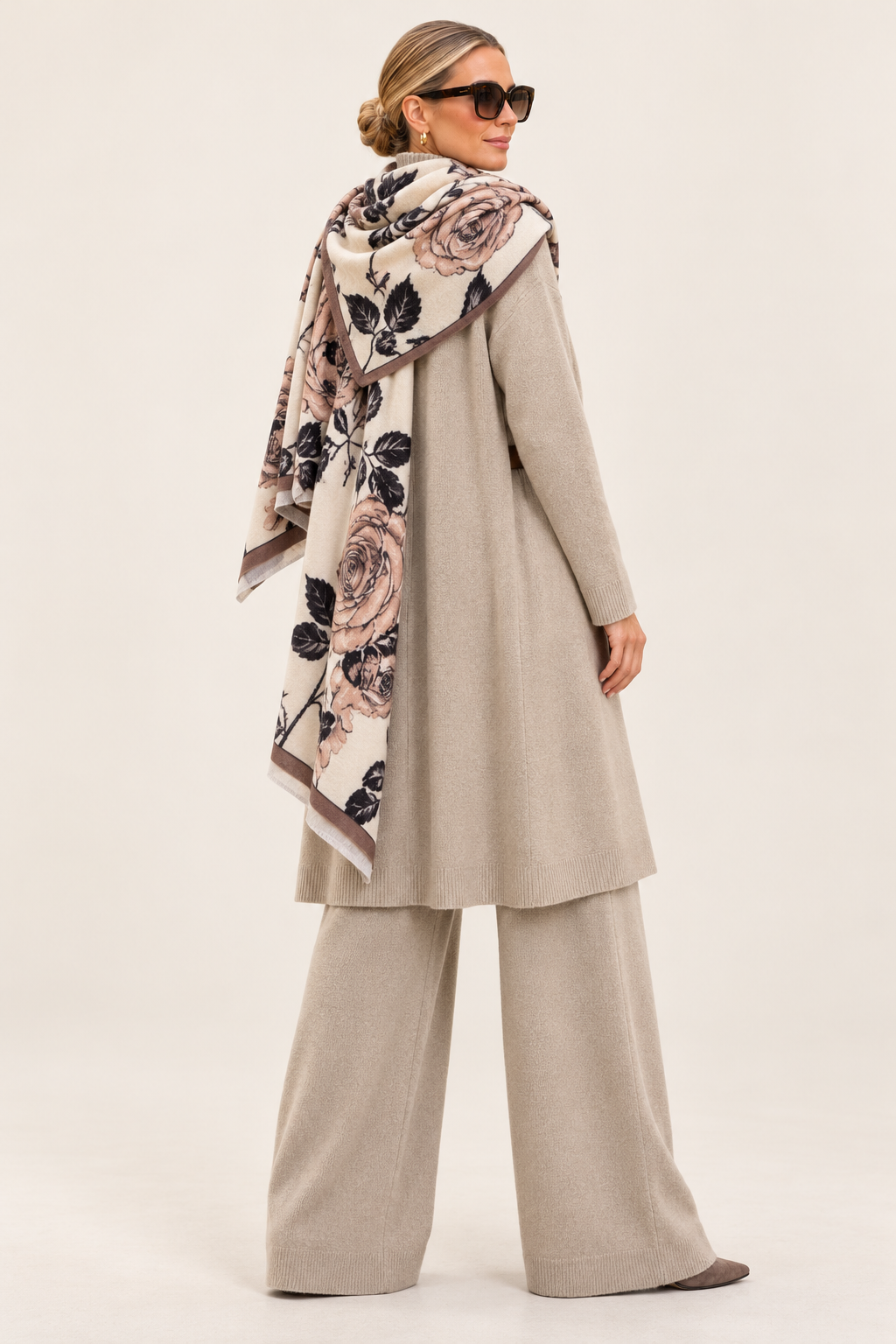 Floral Pashmina Scarf