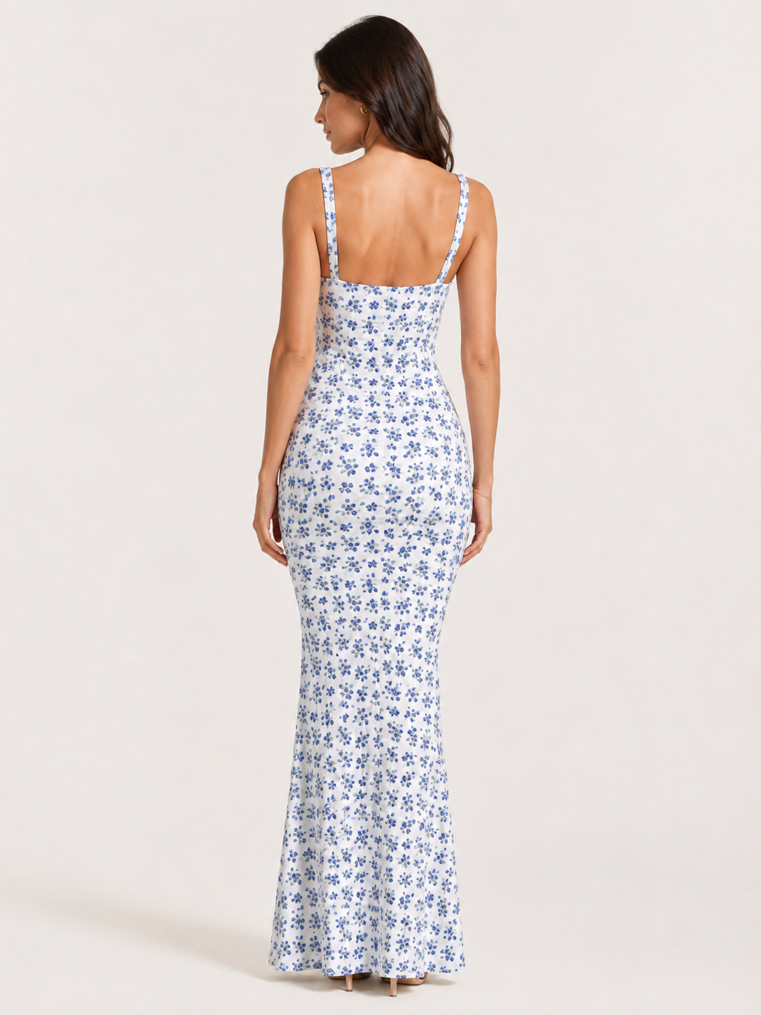 Floral Mermaid Maxi Dress