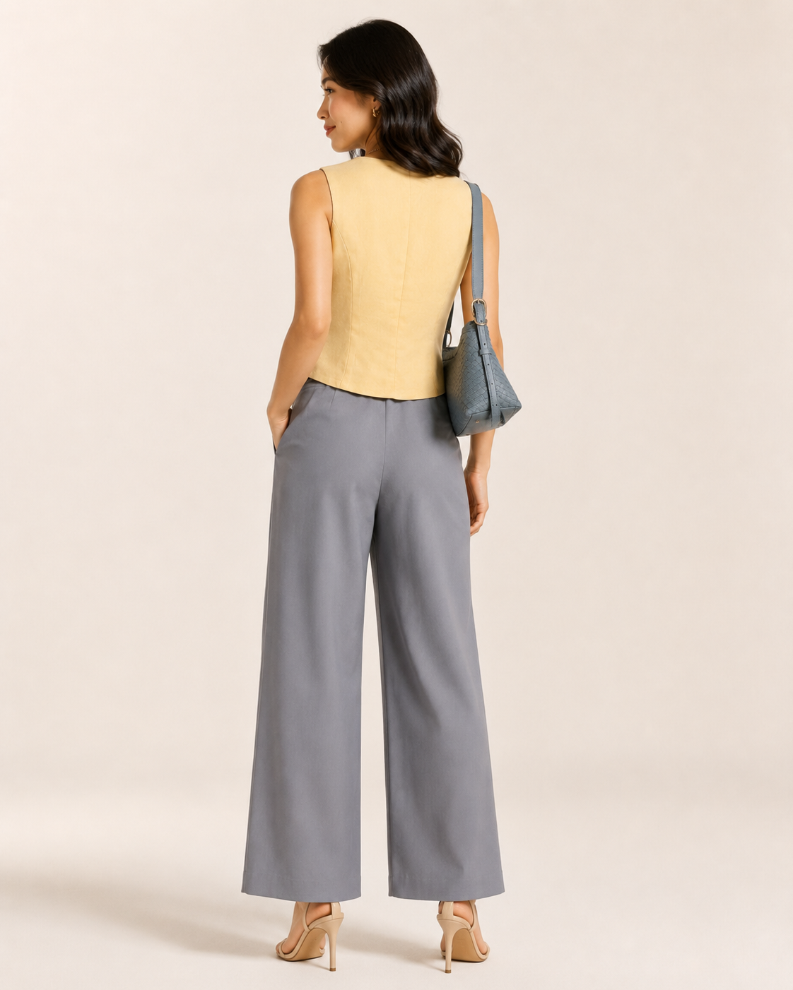 Classic Pleated Wide Leg Pants