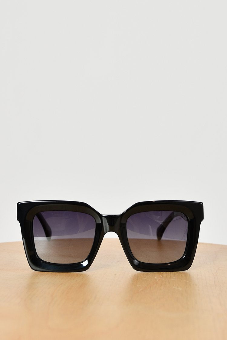 Black Oversized Square Sunglasses