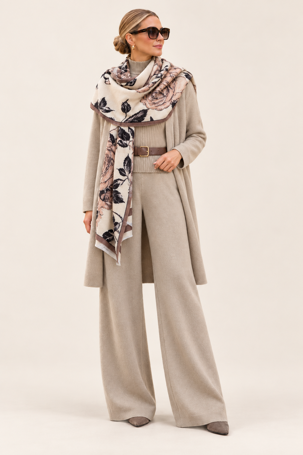 Floral Pashmina Scarf