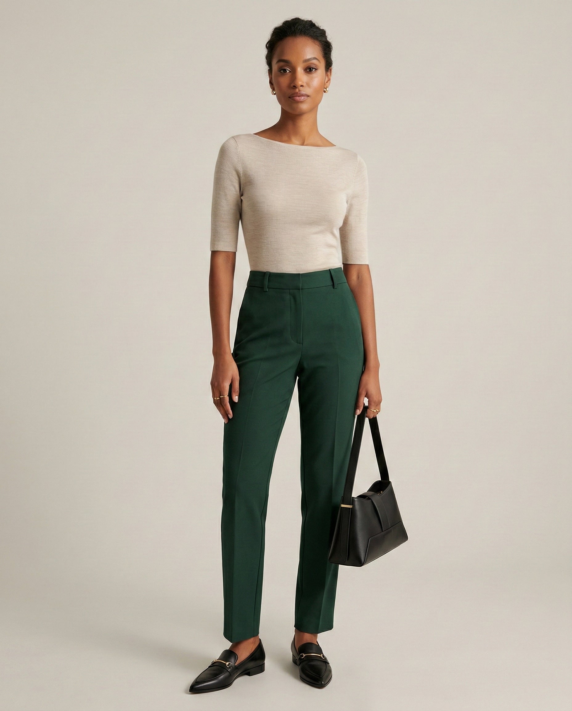 Superfine Merino Wool Boatneck Top – Lilac