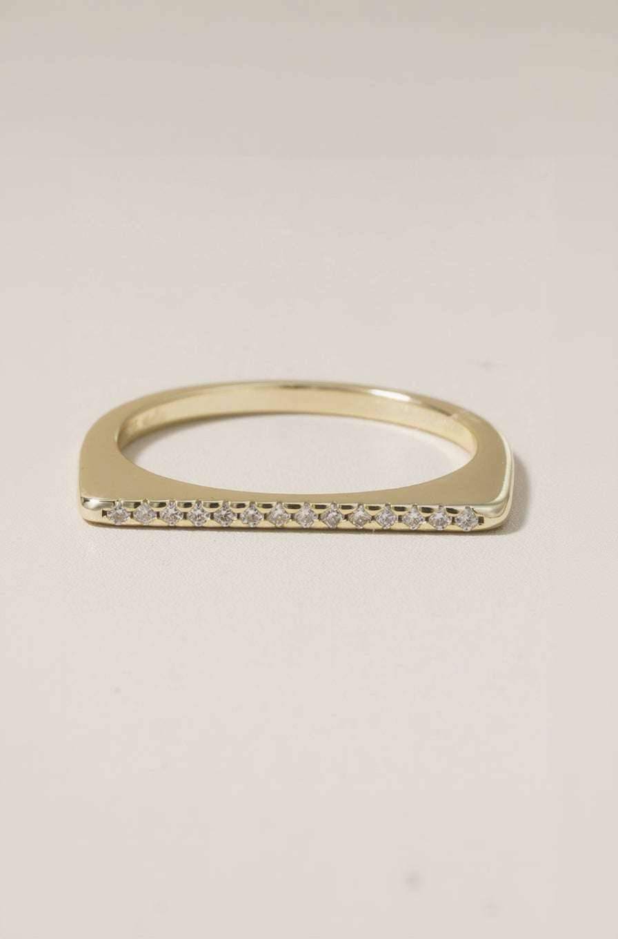 Pavé Bar Ring