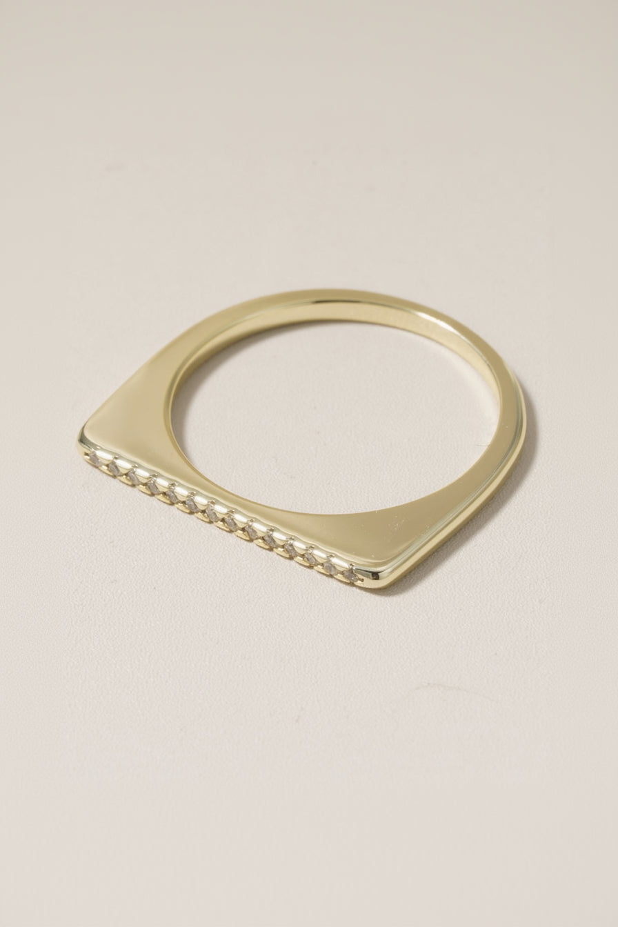 Pavé Bar Ring
