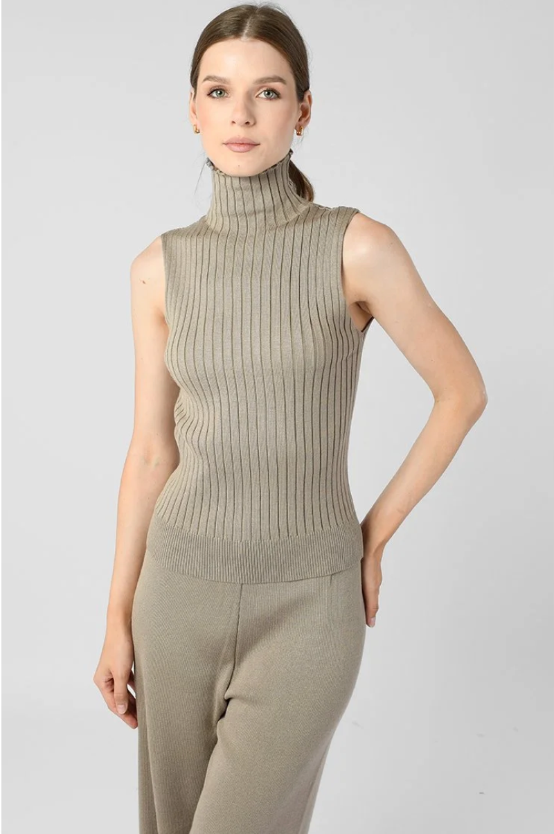 Taupe 3-Piece Knit Set